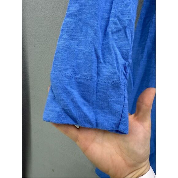 Lilly Pulitzer Womens Blue Smocked Quarter Sleeve Essie Mini Tunic Dress Small - Picture 6 of 10